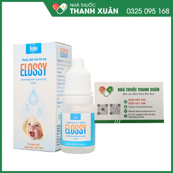 Elossy Baby thuốc nhỏ mũi trẻ em